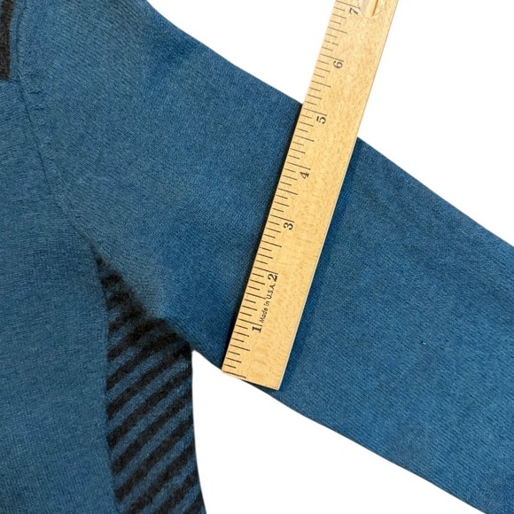 Smartwool Womens Piney Lake Henley Sweater M Teal Blue Merino Wool Pullover - Picture 7 of 11